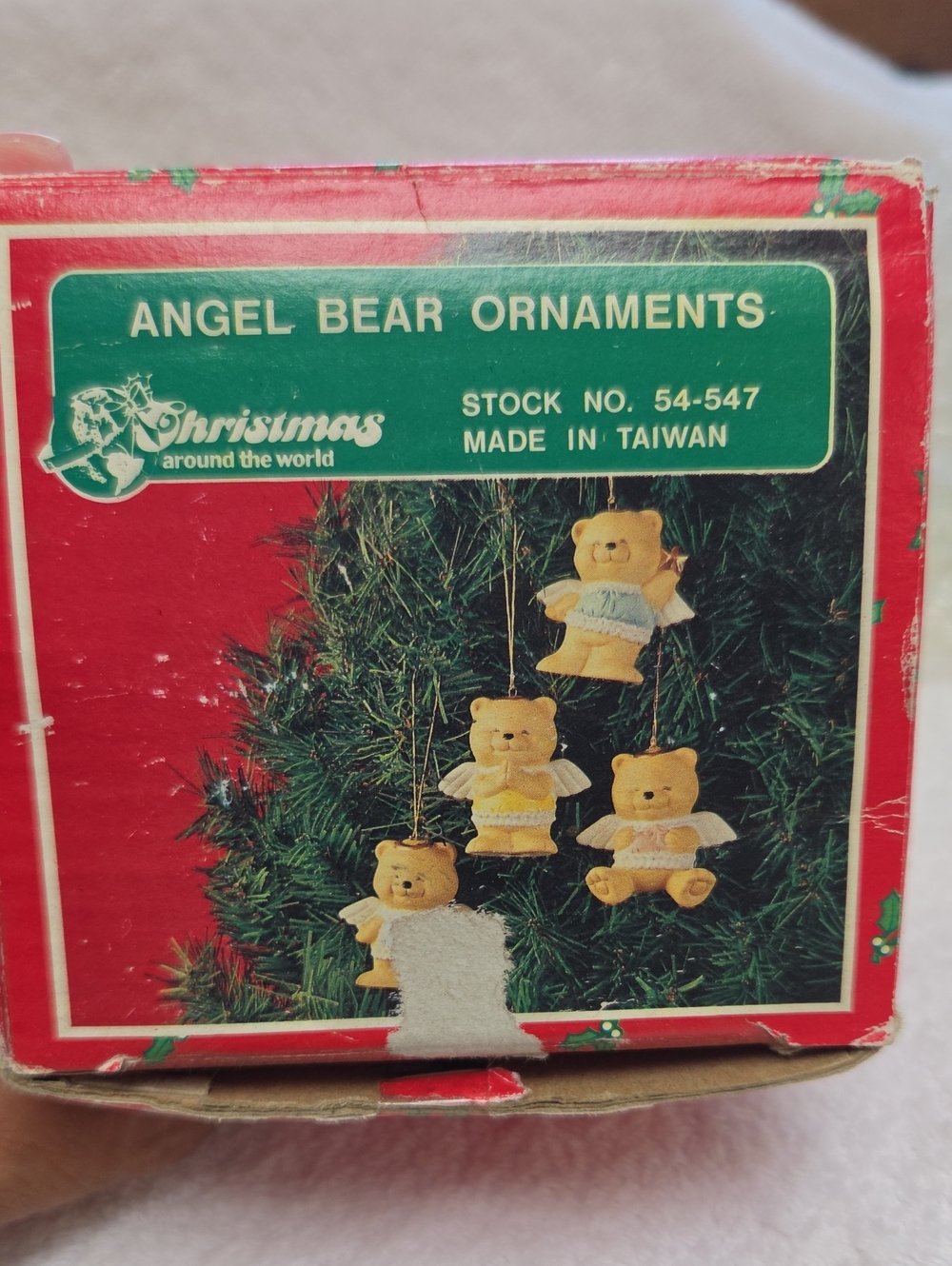 Angel Bear Ornaments - Yellow By Christmas Around The World